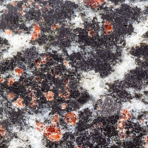 Steinstruktur der Hornblende